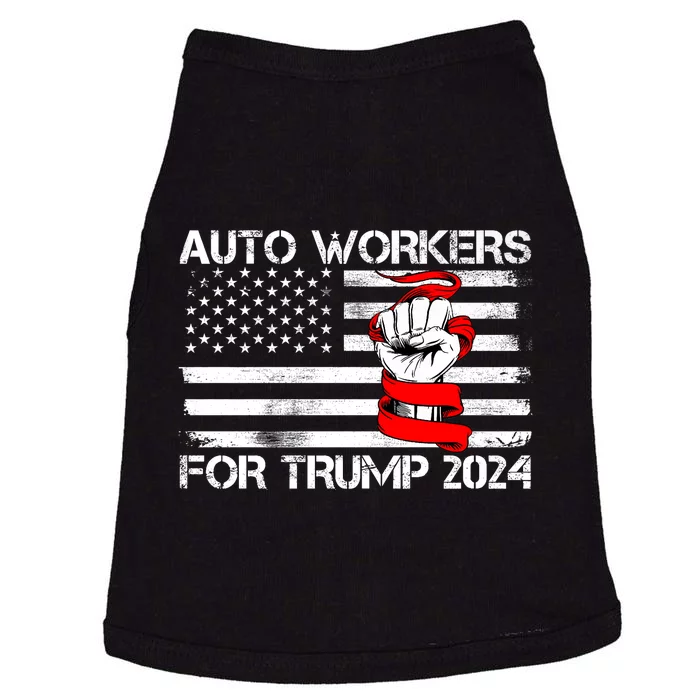 Uaw Strong Uaw Proud Union Pride Auto Workers For Trump Doggie Tank