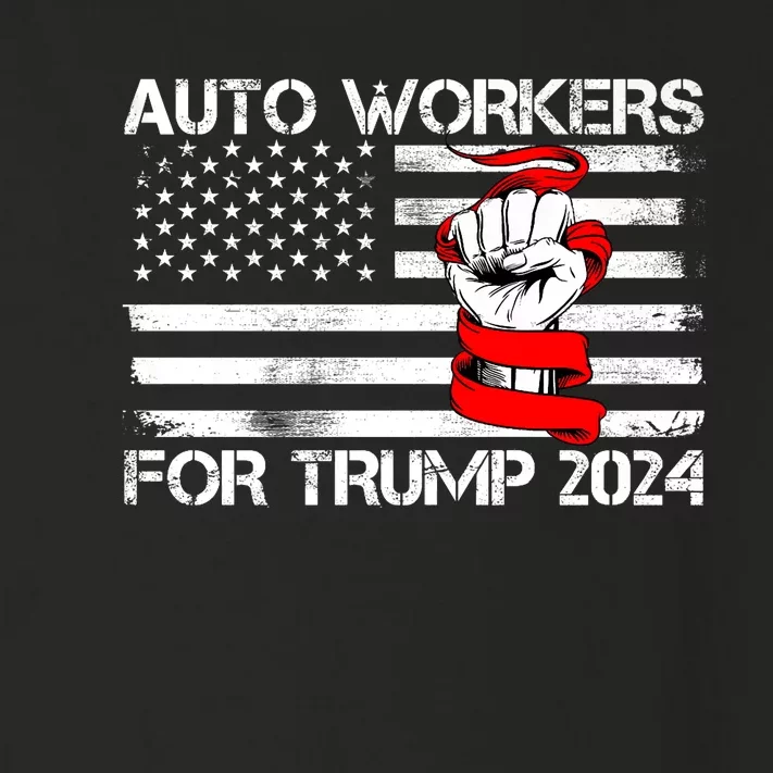 Uaw Strong Uaw Proud Union Pride Auto Workers For Trump Toddler Long Sleeve Shirt