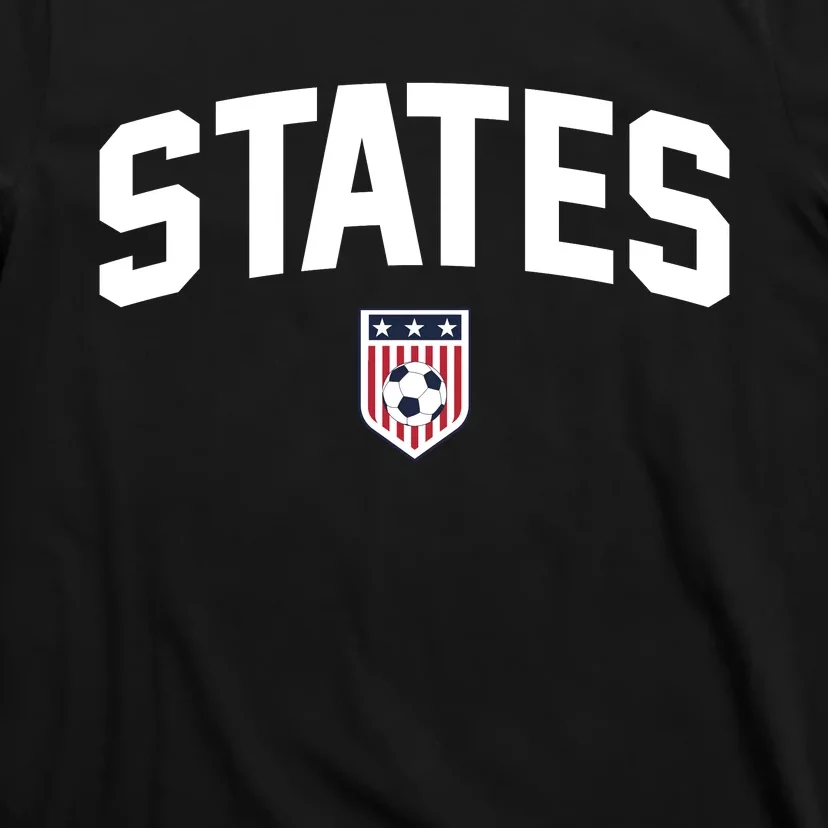 States United USA Soccer Flag American Flag Football Jersey T-Shirt