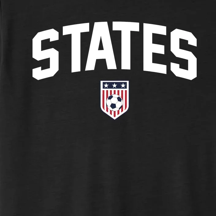 States United USA Soccer Flag American Flag Football Jersey ChromaSoft Performance T-Shirt