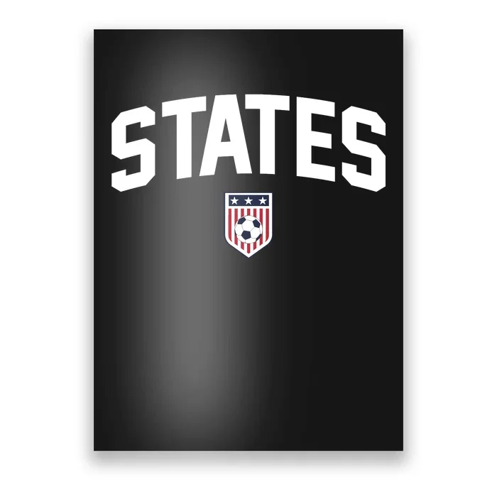 States United USA Soccer Flag American Flag Football Jersey Poster