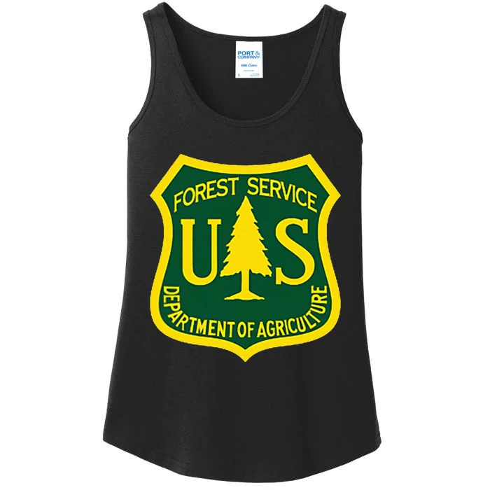 United States Us Forest Service Departt Of Agriculture Ladies Essential Tank