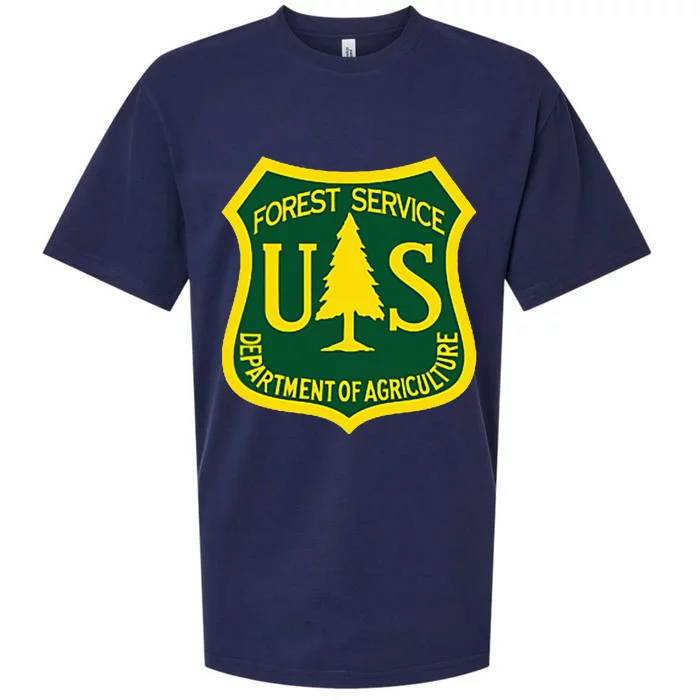 United States Us Forest Service Departt Of Agriculture Sueded Cloud Jersey T-Shirt