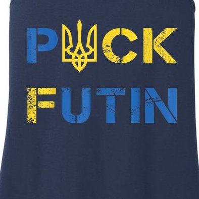 Puck Futin, I Stand With Ukraine, Support Ukraine Ladies Essential Tank