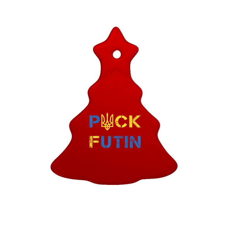 Puck Futin, I Stand With Ukraine, Support Ukraine Tree Ornament