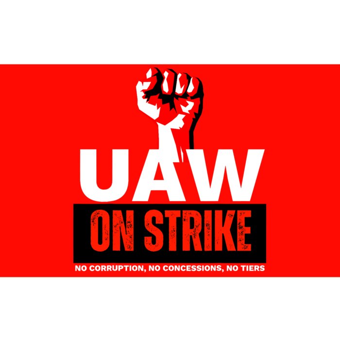 Uaw Strike United Auto Workers Union Strike Gift Walkout Red Bumper Sticker