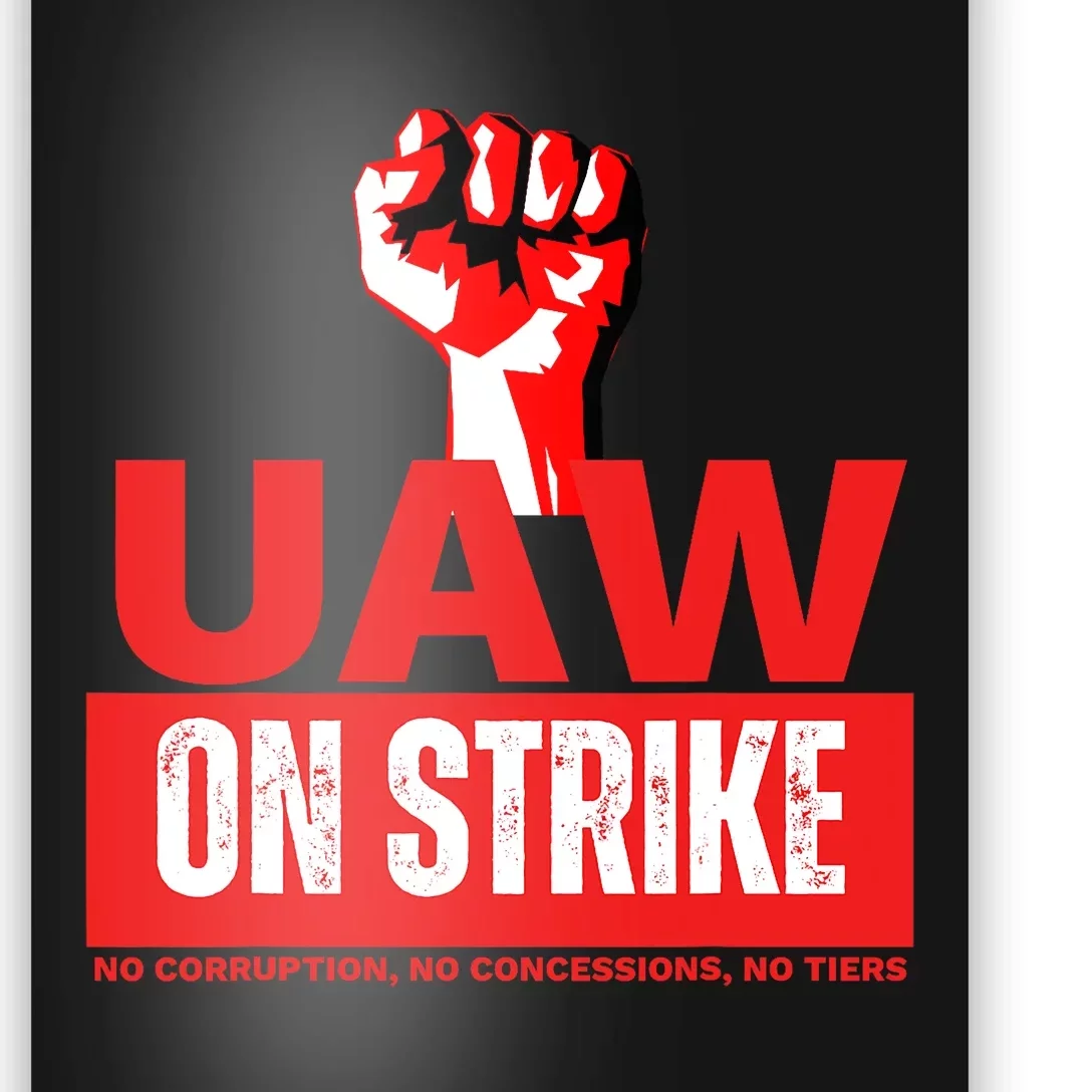 Uaw Strike United Auto Workers Union Strike Gift Poster