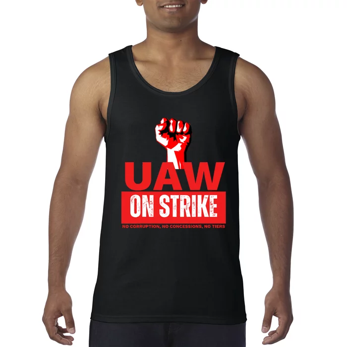 Uaw Strike United Auto Workers Union Strike Gift Tank Top