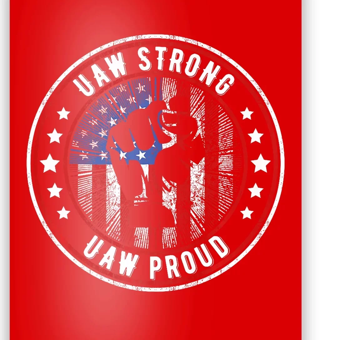 Uaw Strong Uaw Proud Union Pride Uaw Laborer Worker Poster