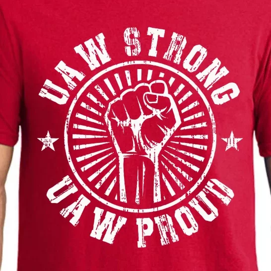 UAW Strong UAW Proud Union Pride UAW Laborer Worker Pajama Set