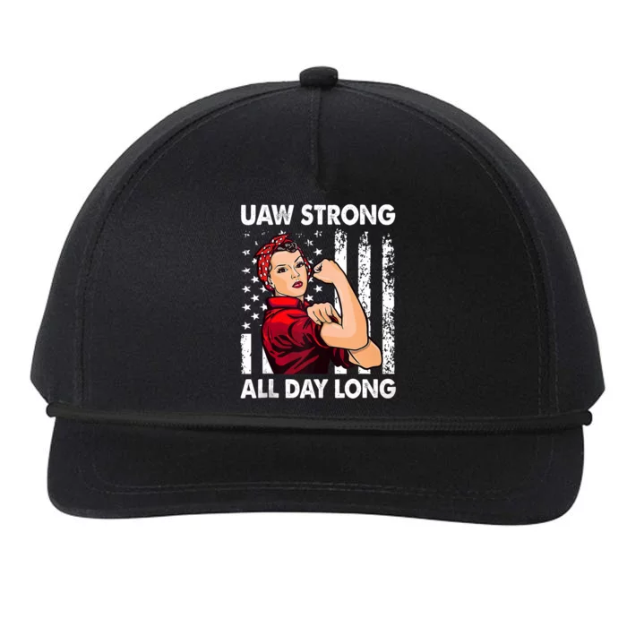 Uaw Strong Uaw Laborer Worker Uaw Proud Union Pride Snapback Five-Panel Rope Hat