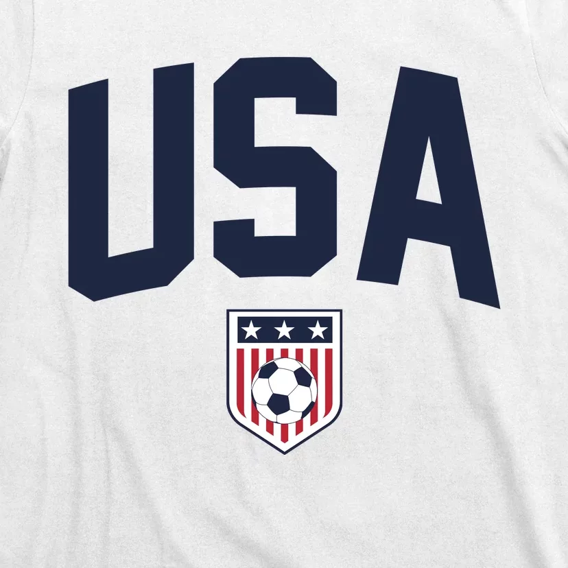 United States USA Soccer Flag American Flag Football Jersey T-Shirt