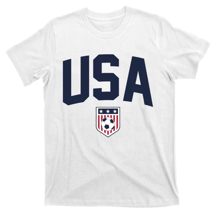 United States USA Soccer Flag American Flag Football Jersey T-Shirt