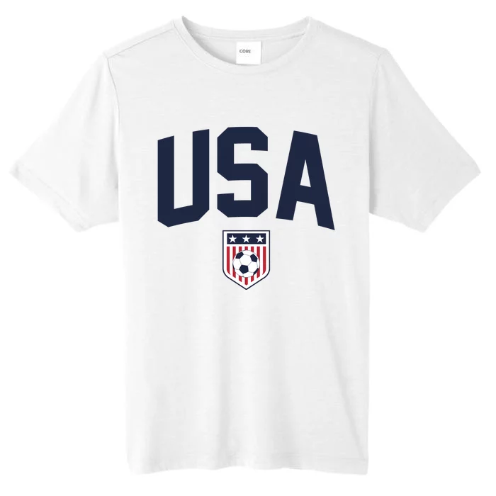 United States USA Soccer Flag American Flag Football Jersey ChromaSoft Performance T-Shirt