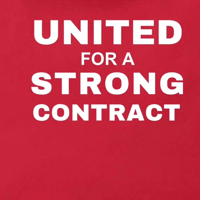 UAW Strike United For A Strong Contract Zip Tote Bag