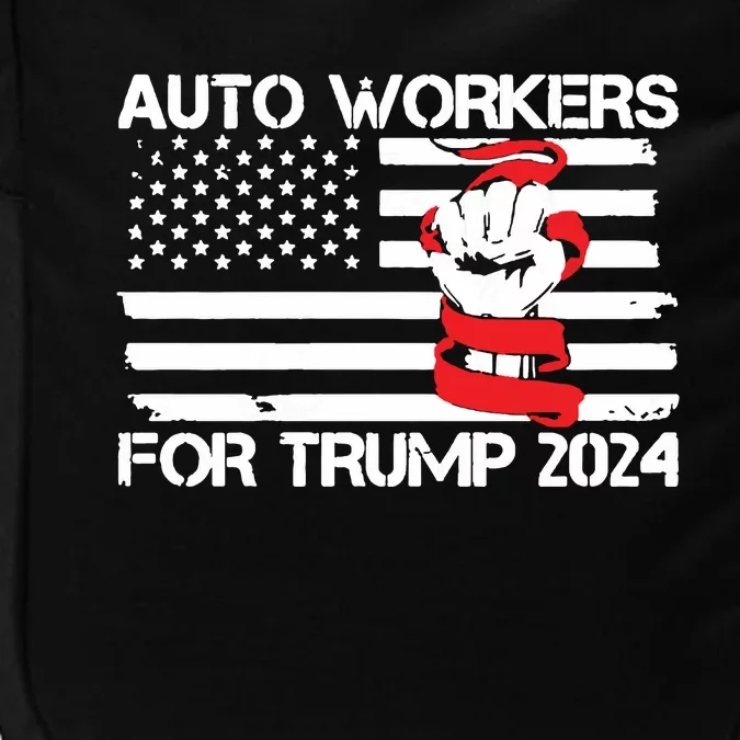 Uaw Strong Uaw Proud Union Pride Auto Workers For Trump Impact Tech Backpack