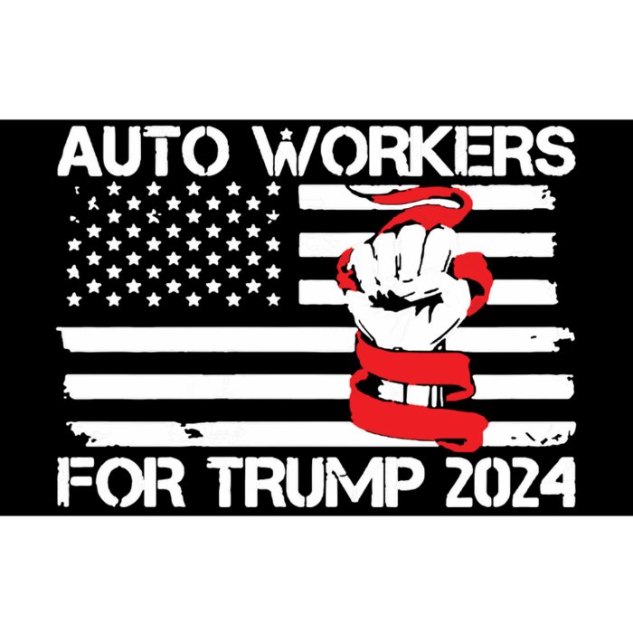 Uaw Strong Uaw Proud Union Pride Auto Workers For Trump Bumper Sticker