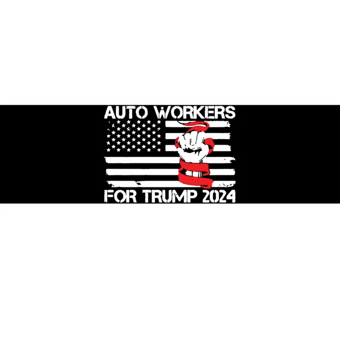 Uaw Strong Uaw Proud Union Pride Auto Workers For Trump Bumper Sticker