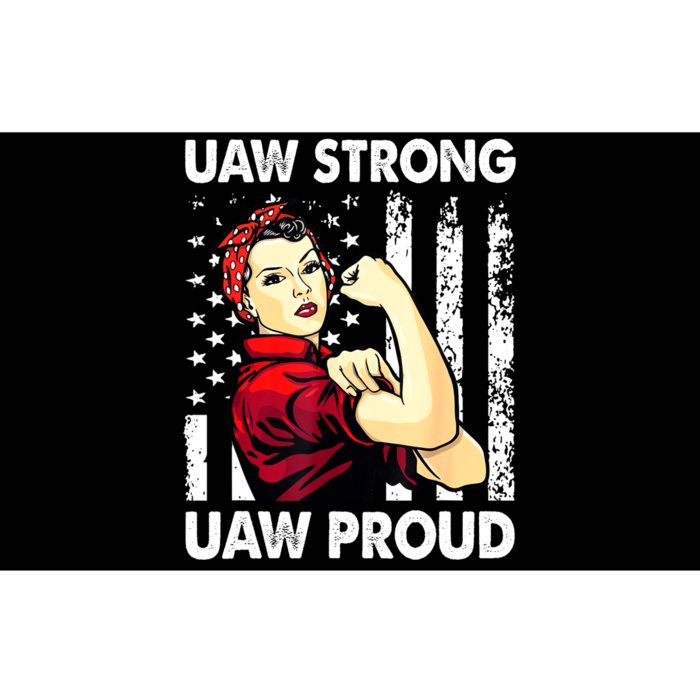 UAW Strong UAW Proud Union Pride UAW Laborer Worker Bumper Sticker