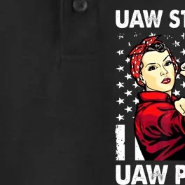 UAW Strong UAW Proud Union Pride UAW Laborer Worker Dry Zone Grid Performance Polo