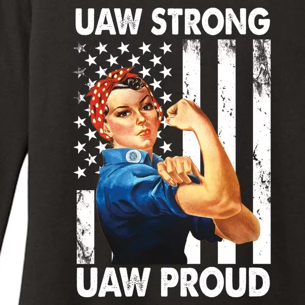 Uaw Strong Uaw Proud Union Member Strong Womens CVC Long Sleeve Shirt