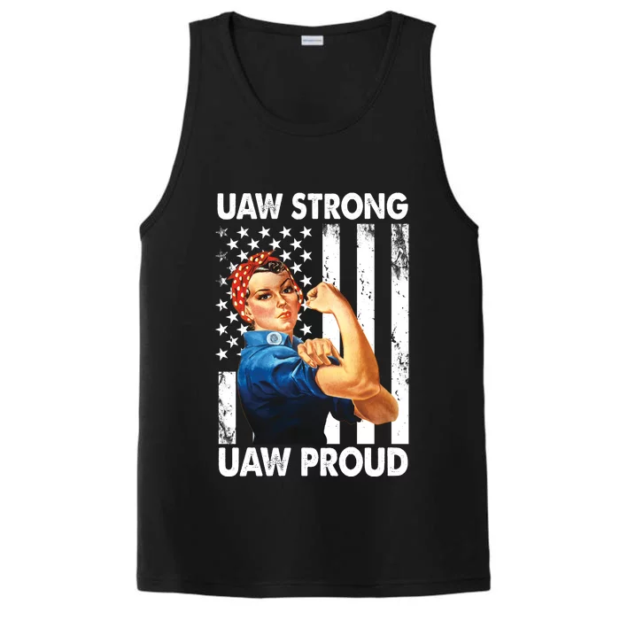 Uaw Strong Uaw Proud Union Member Strong Performance Tank