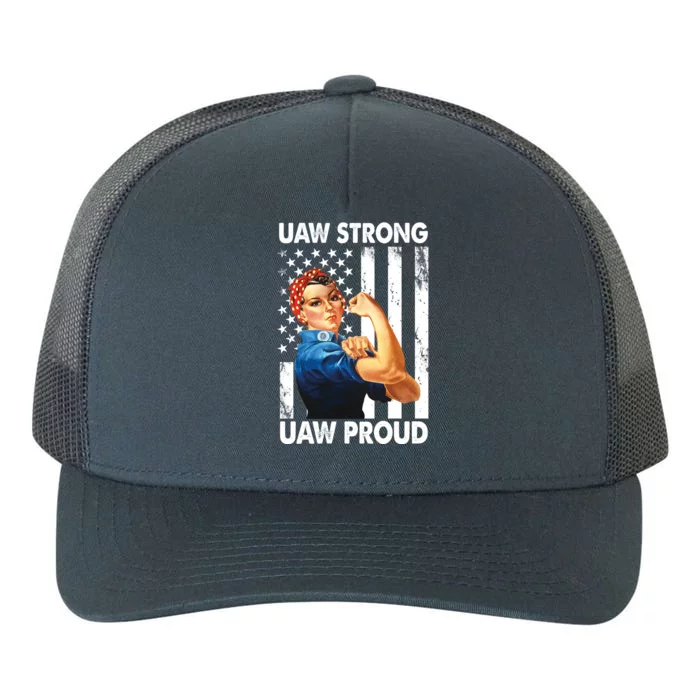 Uaw Strong Uaw Proud Union Member Strong Yupoong Adult 5-Panel Trucker Hat