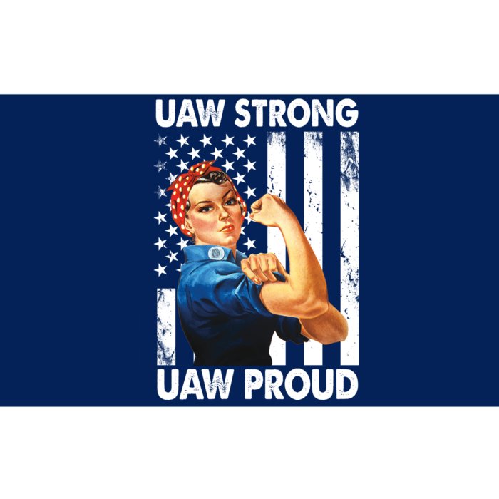 Uaw Strong Uaw Proud Union Member Strong Bumper Sticker