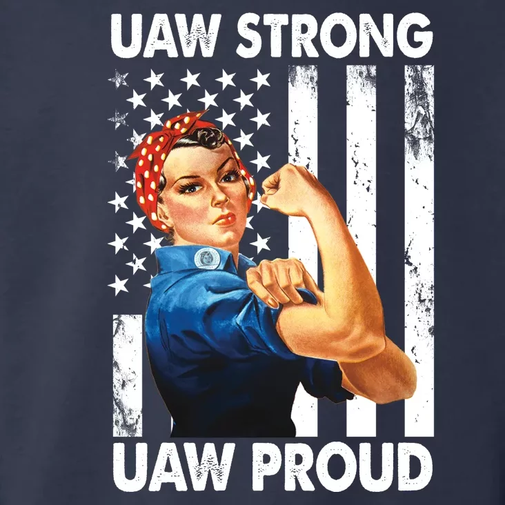 Uaw Strong Uaw Proud Union Member Strong Toddler Hoodie