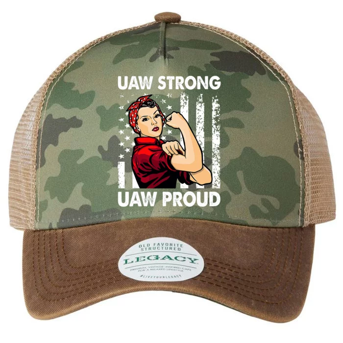 UAW Strong UAW Proud Union Pride UAW Laborer Worker Legacy Tie Dye Trucker Hat