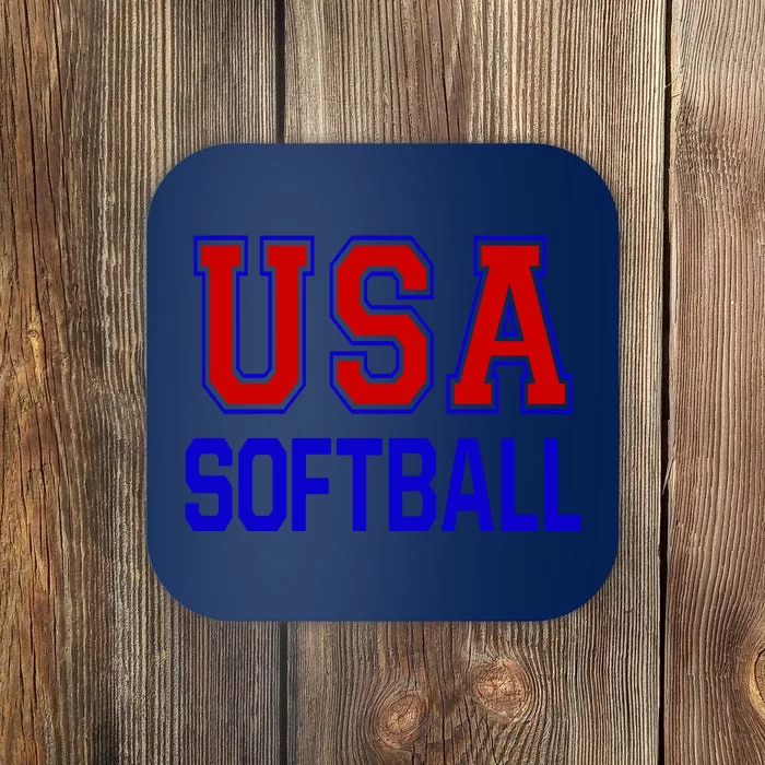 Usa Softball Coaster