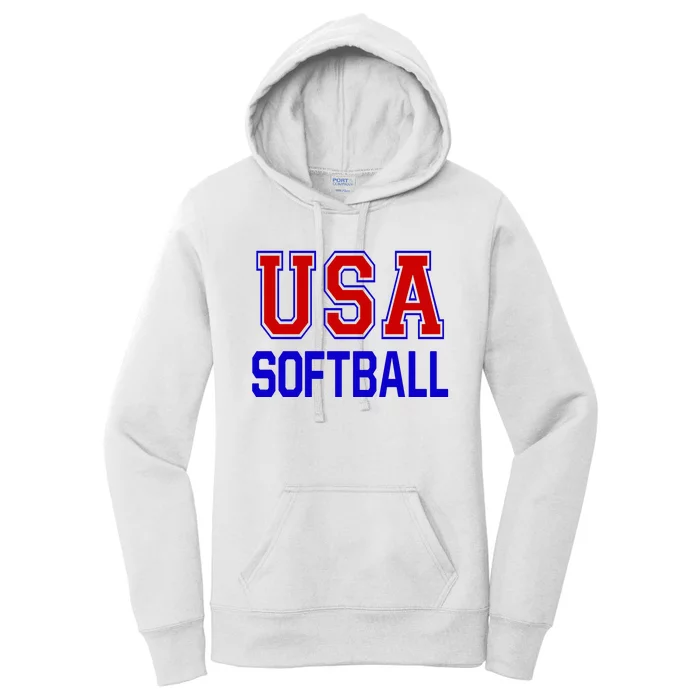 Usa Softball Women's Pullover Hoodie