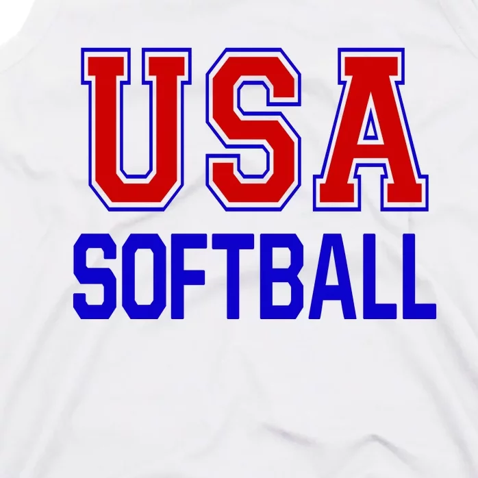 Usa Softball Tank Top