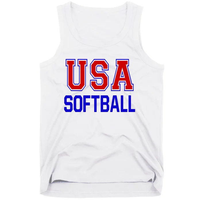 Usa Softball Tank Top