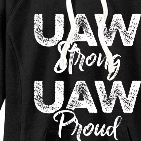 UAW Strong UAW Proud Union Pride UAW Laborer Worker Women's Fleece Hoodie