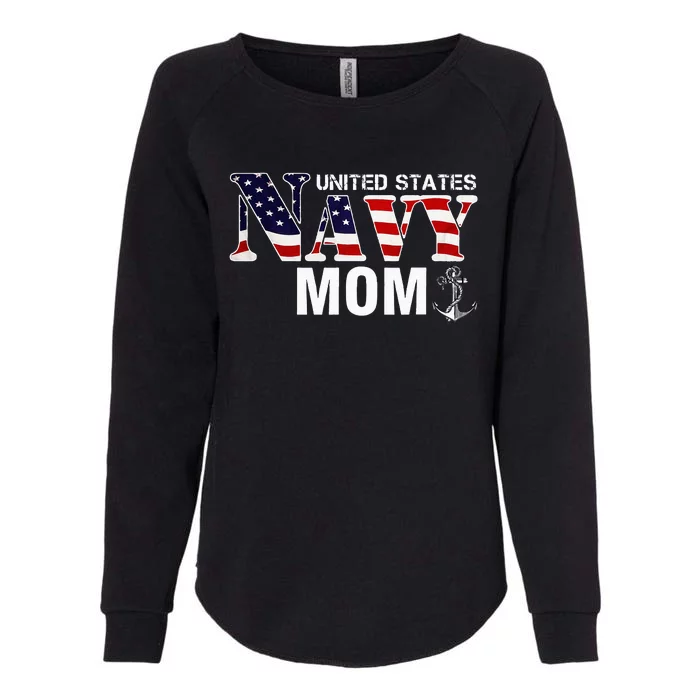 United States Vintage Navy With American Flag For Mom Gift Womens California Wash Sweatshirt