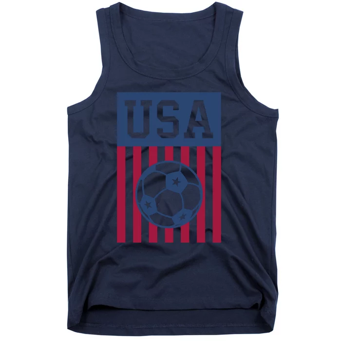 USA Soccer Wo American Soccer Fan Hoodie Tank Top