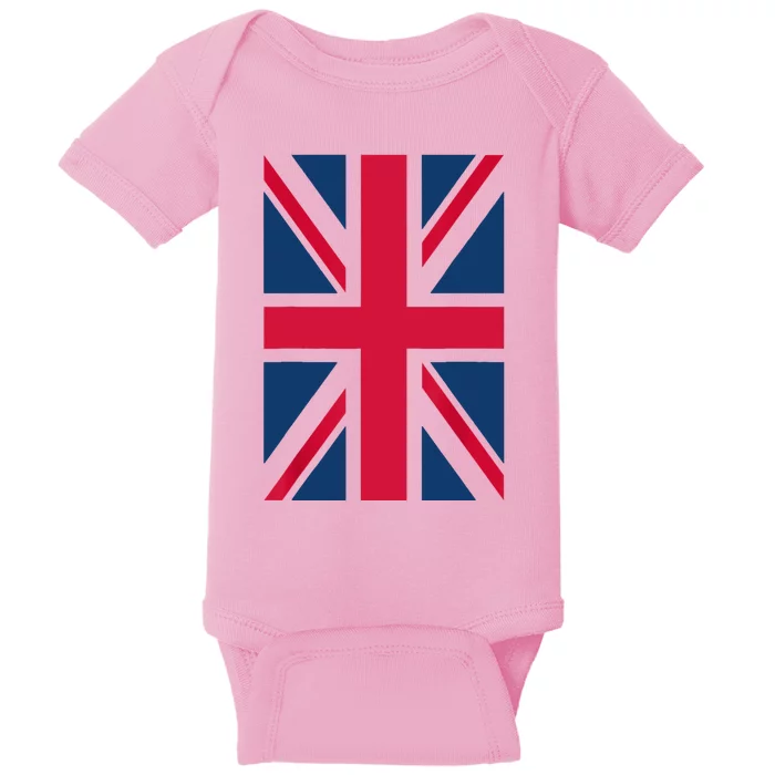 UK Shirt Women Men | Cool Vertical British Union Jack Flag Baby Bodysuit