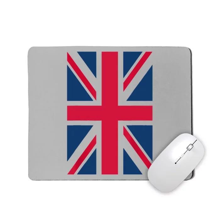 UK Shirt Women Men | Cool Vertical British Union Jack Flag Mousepad