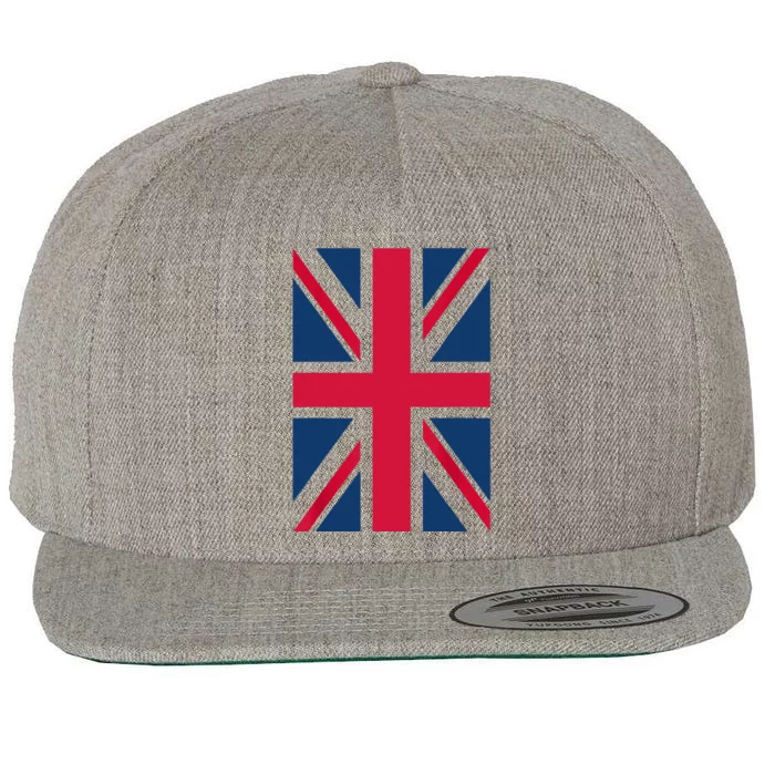 UK Shirt Women Men | Cool Vertical British Union Jack Flag Wool Snapback Cap