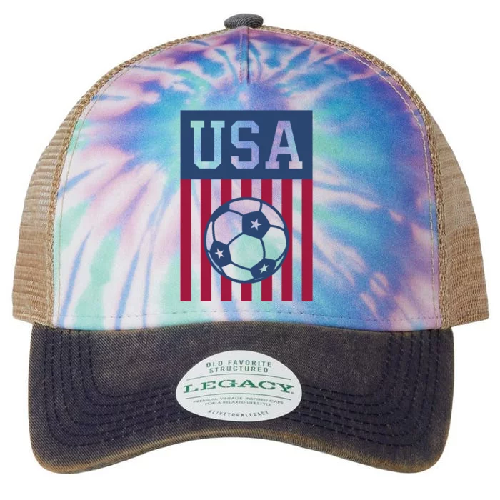 USA Soccer Wo American Soccer Fan Hoodie Legacy Tie Dye Trucker Hat