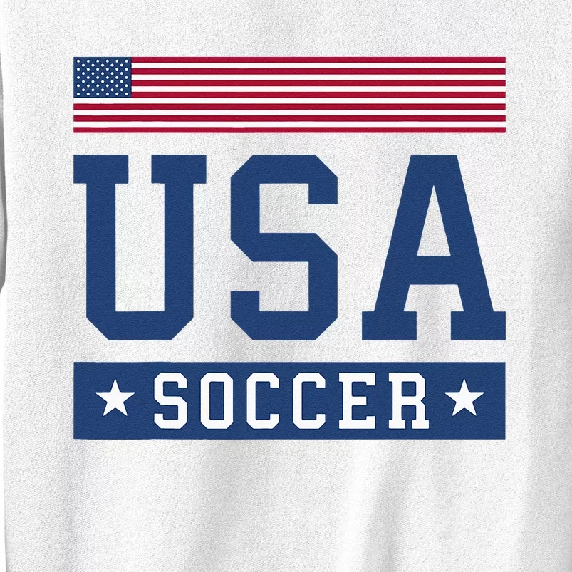 USA Soccer Women Men Kids American Flag Soccer Fan Sweatshirt