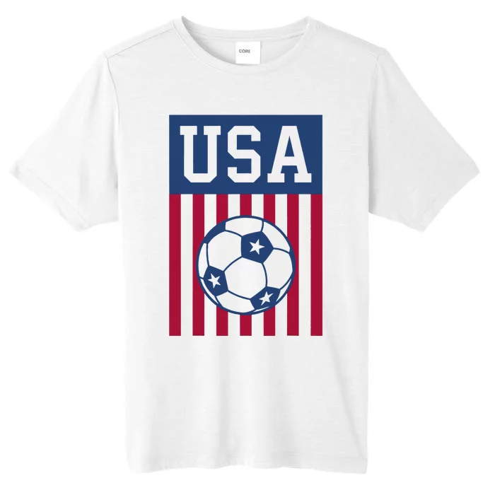 USA Soccer Women Men Kids American Soccer Fan ChromaSoft Performance T-Shirt