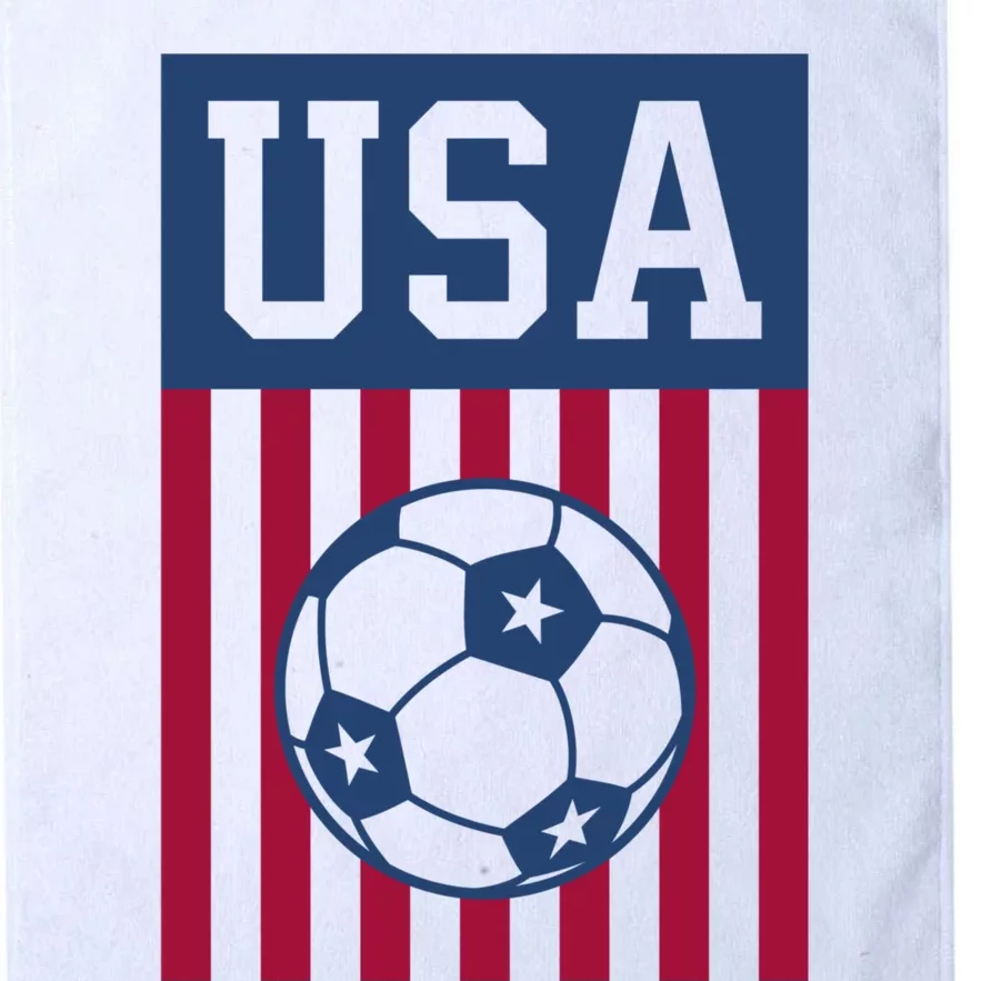 USA Soccer Women Men Kids American Soccer Fan Platinum Collection Golf Towel