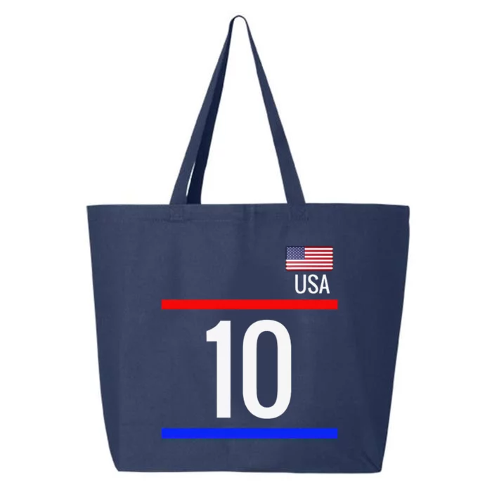 Usa Soccer With Number 10 Sports 25L Jumbo Tote