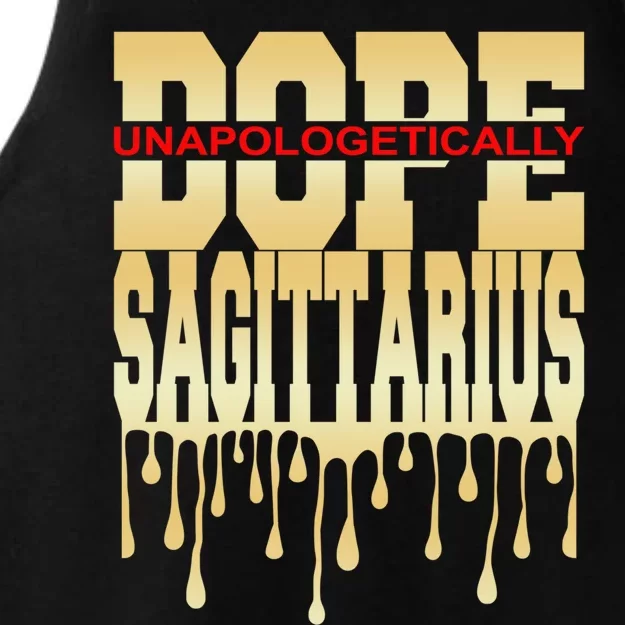 Unapologetically Sagittarius Zodiac Gift Ladies Tri-Blend Wicking Tank