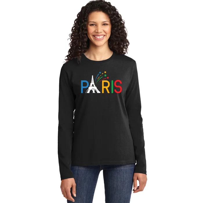 Usa Team 2024 Paris Sports Games Ladies Long Sleeve Shirt