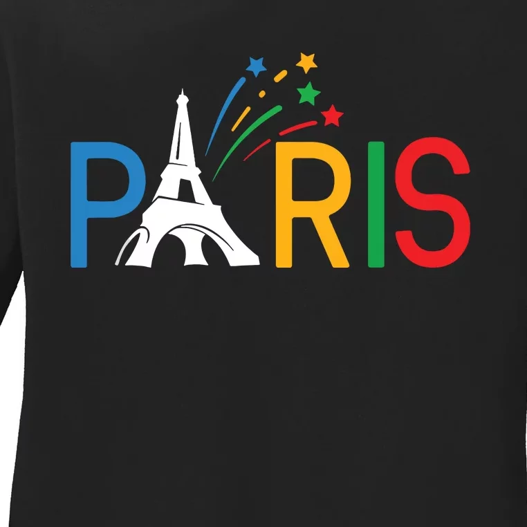 Usa Team 2024 Paris Sports Games Ladies Long Sleeve Shirt