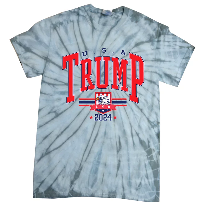 Usa Trump 2024 Take America Back 2024 President Tie-Dye T-Shirt