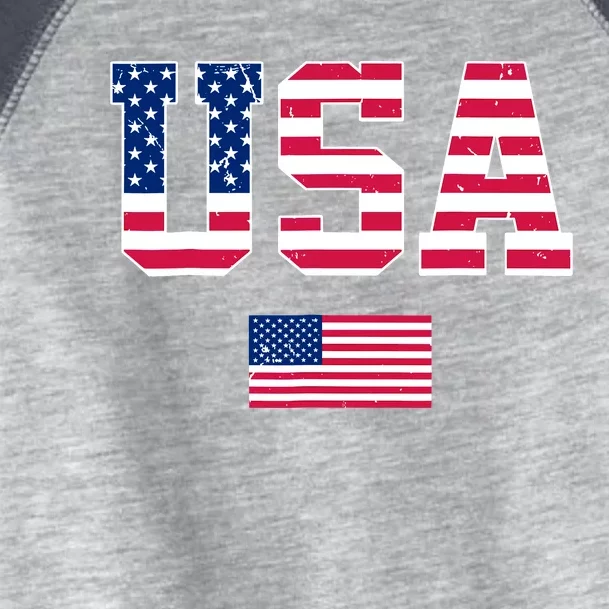 Usa Team 2024 United States American Flag Sport Usa 2024 Toddler Fine Jersey T-Shirt